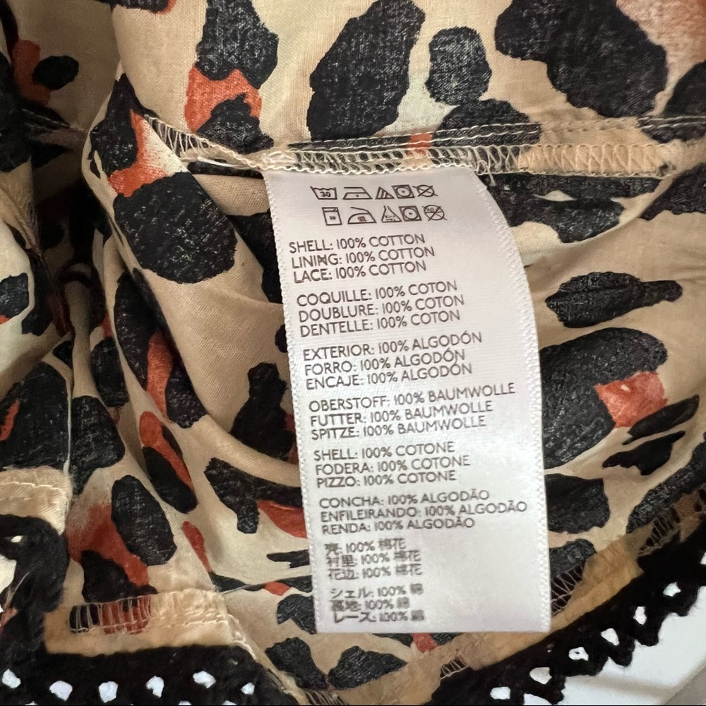 Urban Outfitters Leopard Print Tiered Keyhole Romper - Picture 10 of 12